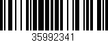 Código de barras (EAN, GTIN, SKU, ISBN): '35992341'