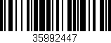 Código de barras (EAN, GTIN, SKU, ISBN): '35992447'