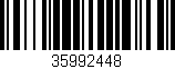 Código de barras (EAN, GTIN, SKU, ISBN): '35992448'
