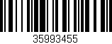 Código de barras (EAN, GTIN, SKU, ISBN): '35993455'
