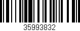 Código de barras (EAN, GTIN, SKU, ISBN): '35993832'