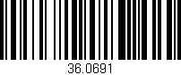 Código de barras (EAN, GTIN, SKU, ISBN): '36.0691'