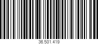 Código de barras (EAN, GTIN, SKU, ISBN): '36.501.419'