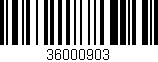 Código de barras (EAN, GTIN, SKU, ISBN): '36000903'
