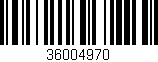 Código de barras (EAN, GTIN, SKU, ISBN): '36004970'