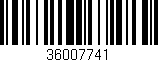 Código de barras (EAN, GTIN, SKU, ISBN): '36007741'