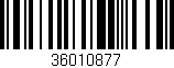 Código de barras (EAN, GTIN, SKU, ISBN): '36010877'