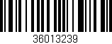 Código de barras (EAN, GTIN, SKU, ISBN): '36013239'