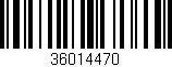 Código de barras (EAN, GTIN, SKU, ISBN): '36014470'