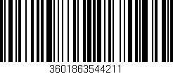 Código de barras (EAN, GTIN, SKU, ISBN): '3601863544211'