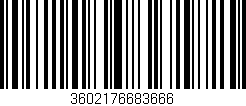 Código de barras (EAN, GTIN, SKU, ISBN): '3602176683666'
