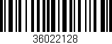 Código de barras (EAN, GTIN, SKU, ISBN): '36022128'