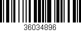 Código de barras (EAN, GTIN, SKU, ISBN): '36034896'