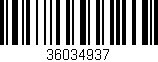 Código de barras (EAN, GTIN, SKU, ISBN): '36034937'