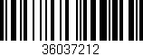 Código de barras (EAN, GTIN, SKU, ISBN): '36037212'
