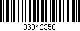 Código de barras (EAN, GTIN, SKU, ISBN): '36042350'