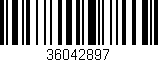 Código de barras (EAN, GTIN, SKU, ISBN): '36042897'