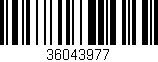 Código de barras (EAN, GTIN, SKU, ISBN): '36043977'