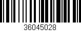Código de barras (EAN, GTIN, SKU, ISBN): '36045028'