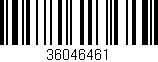Código de barras (EAN, GTIN, SKU, ISBN): '36046461'