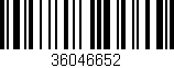 Código de barras (EAN, GTIN, SKU, ISBN): '36046652'