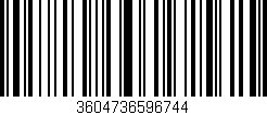Código de barras (EAN, GTIN, SKU, ISBN): '3604736596744'