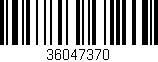 Código de barras (EAN, GTIN, SKU, ISBN): '36047370'