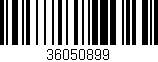 Código de barras (EAN, GTIN, SKU, ISBN): '36050899'