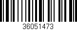 Código de barras (EAN, GTIN, SKU, ISBN): '36051473'