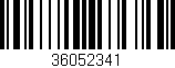 Código de barras (EAN, GTIN, SKU, ISBN): '36052341'