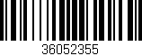 Código de barras (EAN, GTIN, SKU, ISBN): '36052355'