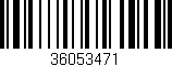 Código de barras (EAN, GTIN, SKU, ISBN): '36053471'