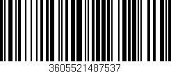 Código de barras (EAN, GTIN, SKU, ISBN): '3605521487537'