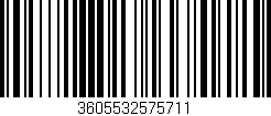 Código de barras (EAN, GTIN, SKU, ISBN): '3605532575711'
