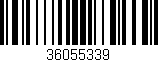 Código de barras (EAN, GTIN, SKU, ISBN): '36055339'