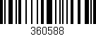 Código de barras (EAN, GTIN, SKU, ISBN): '360588'