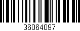 Código de barras (EAN, GTIN, SKU, ISBN): '36064097'