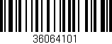 Código de barras (EAN, GTIN, SKU, ISBN): '36064101'