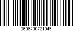 Código de barras (EAN, GTIN, SKU, ISBN): '3606480721045'