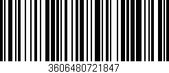 Código de barras (EAN, GTIN, SKU, ISBN): '3606480721847'