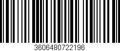 Código de barras (EAN, GTIN, SKU, ISBN): '3606480722196'