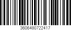 Código de barras (EAN, GTIN, SKU, ISBN): '3606480722417'