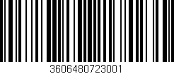 Código de barras (EAN, GTIN, SKU, ISBN): '3606480723001'