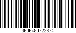Código de barras (EAN, GTIN, SKU, ISBN): '3606480723674'