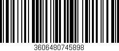 Código de barras (EAN, GTIN, SKU, ISBN): '3606480745898'