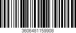 Código de barras (EAN, GTIN, SKU, ISBN): '3606481159908'