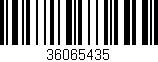Código de barras (EAN, GTIN, SKU, ISBN): '36065435'