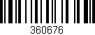 Código de barras (EAN, GTIN, SKU, ISBN): '360676'