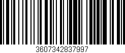 Código de barras (EAN, GTIN, SKU, ISBN): '3607342837997'