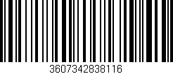 Código de barras (EAN, GTIN, SKU, ISBN): '3607342838116'